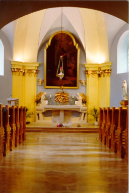 Pohled na oltář